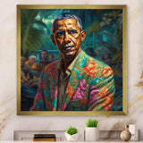 Obama Miami Vibes I - People Canvas Wall Art