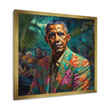 Obama Miami Vibes I - People Canvas Wall Art