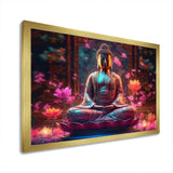 Starlight Buddha I - Spiritual Canvas Wall Art