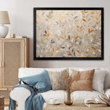 Beige Botanical Impressions I - Abstract Canvas Wall Art