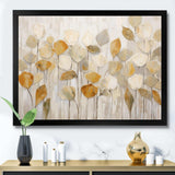 Beige Botanical Impressions II - Abstract Canvas Wall Art