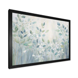 Blue Botanical Rhythms IV - Abstract Canvas Wall Art