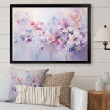 Purple Dreamy Florals I - Abstract Canvas Wall Art