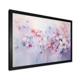 Purple Dreamy Florals I - Abstract Canvas Wall Art