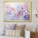 Purple Dreamy Florals I - Abstract Canvas Wall Art