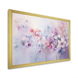 Purple Dreamy Florals I - Abstract Canvas Wall Art