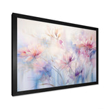 Purple Dreamy Florals II - Abstract Canvas Wall Art