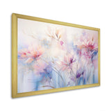 Purple Dreamy Florals II - Abstract Canvas Wall Art