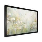 Green Beige Serene Meadows II - Abstract Canvas Wall Art