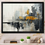 Abstract Cityscape III - Abstract Canvas Wall Art