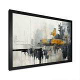 Abstract Cityscape III - Abstract Canvas Wall Art