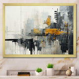 Abstract Cityscape III - Abstract Canvas Wall Art