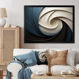 Geometric Spiral I - Abstract Canvas Wall Art