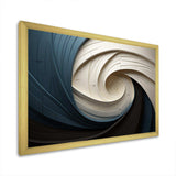 Geometric Spiral I - Abstract Canvas Wall Art