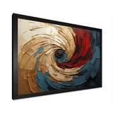 Spiral Symphony - Abstract Canvas Wall Art