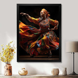 African Tribal Dance V - People Canvas Wall Art