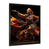 African Tribal Dance V - People Canvas Wall Art