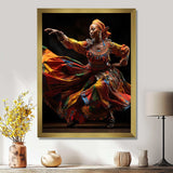 African Tribal Dance V - People Canvas Wall Art