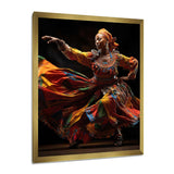 African Tribal Dance V - People Canvas Wall Art