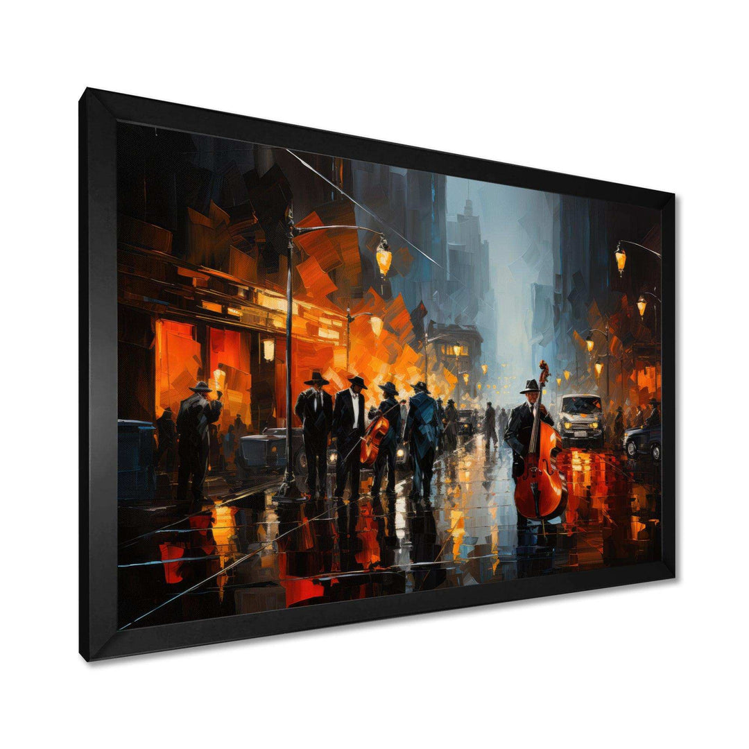 African American Harlem City - People Canvas Wall Art