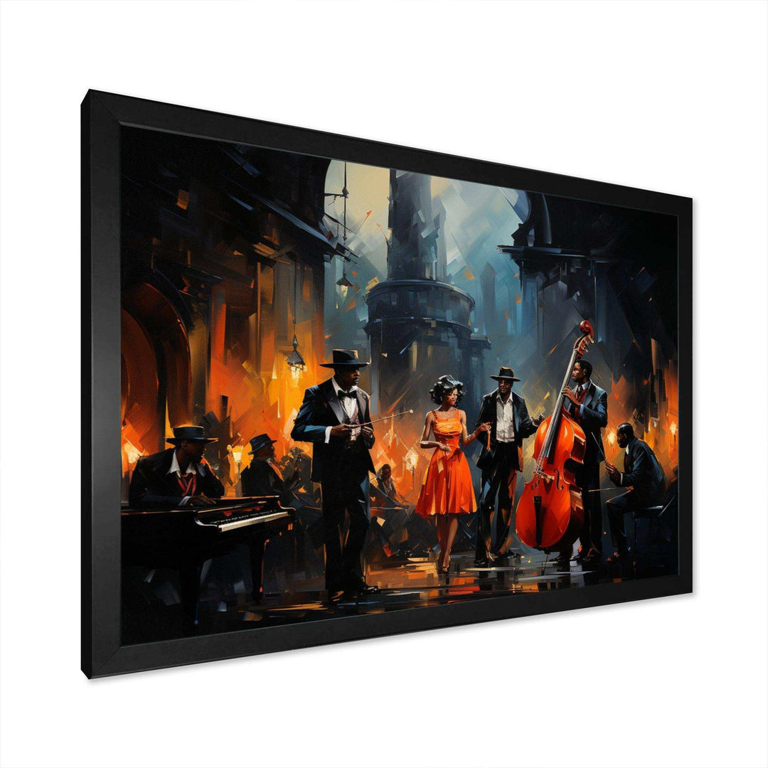 Music In Harlems III - People Canvas Wall Art