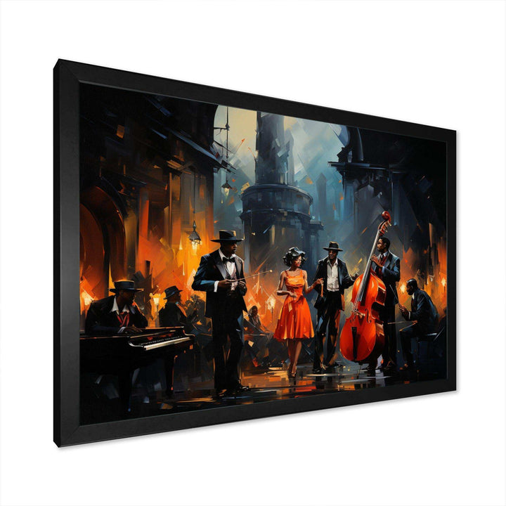 Music In Harlems III - People Canvas Wall Art