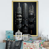 African Mask - People Canvas Wall Art