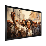 African American Art Powerful - People Canvas Wall Art