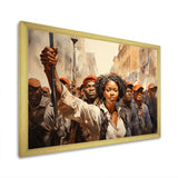 African American Art Powerful - People Canvas Wall Art