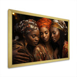 World Cultures Sisters I - People Canvas Wall Art