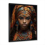 African Adorned Beauty III - People Canvas Wall Art