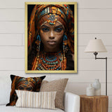 African Adorned Beauty III - People Canvas Wall Art