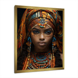 African Adorned Beauty III - People Canvas Wall Art