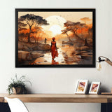 African Journey - People Canvas Wall Art