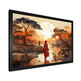 African Journey - People Canvas Wall Art