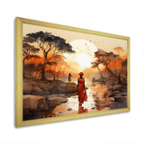 African Journey - People Canvas Wall Art