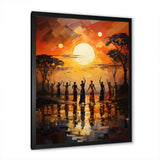 African Savannah Melody II - People Canvas Wall Art