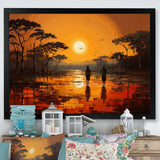 African Savannah Serenade VI - People Canvas Wall Art