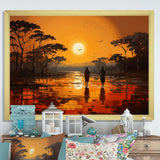 African Savannah Serenade VI - People Canvas Wall Art