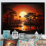 African Tribal Eternity I - People Canvas Wall Art