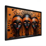 African Tribal Rhythms IV - People Canvas Wall Art