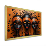 African Tribal Rhythms IV - People Canvas Wall Art