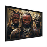 African Tribes Kalenjin Warriors - People Canvas Wall Art