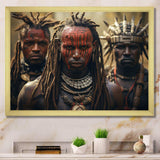 African Tribes Kalenjin Warriors - People Canvas Wall Art