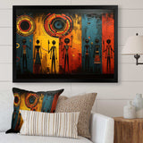 African Tribal Rhythms VII - People Canvas Wall Art