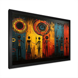 African Tribal Rhythms VII - People Canvas Wall Art