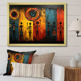 African Tribal Rhythms VII - People Canvas Wall Art