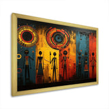 African Tribal Rhythms VII - People Canvas Wall Art