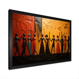 African Tribal Rhythms VIII - People Canvas Wall Art