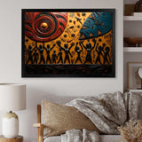 African Tribal Rhythms IX - People Canvas Wall Art